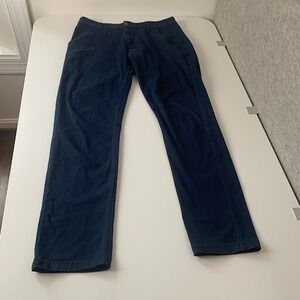 MUGSY Jeans Morgans Pants Navy Blue Men's 33X 32 (‎ Fits 33x29 )